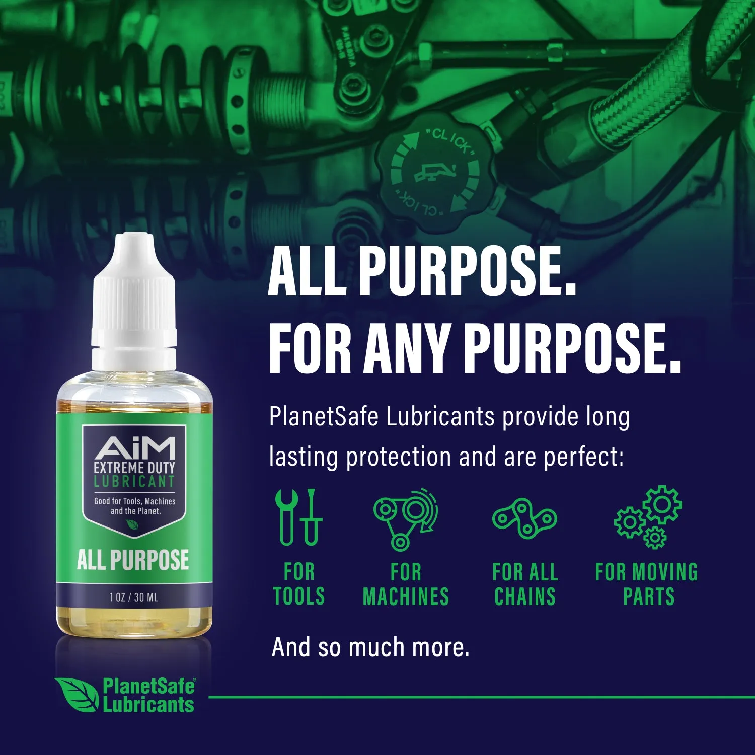 AiM Extreme Duty Lubricant | All Purpose | Bundle | 4 oz sprayer   1 oz precision
