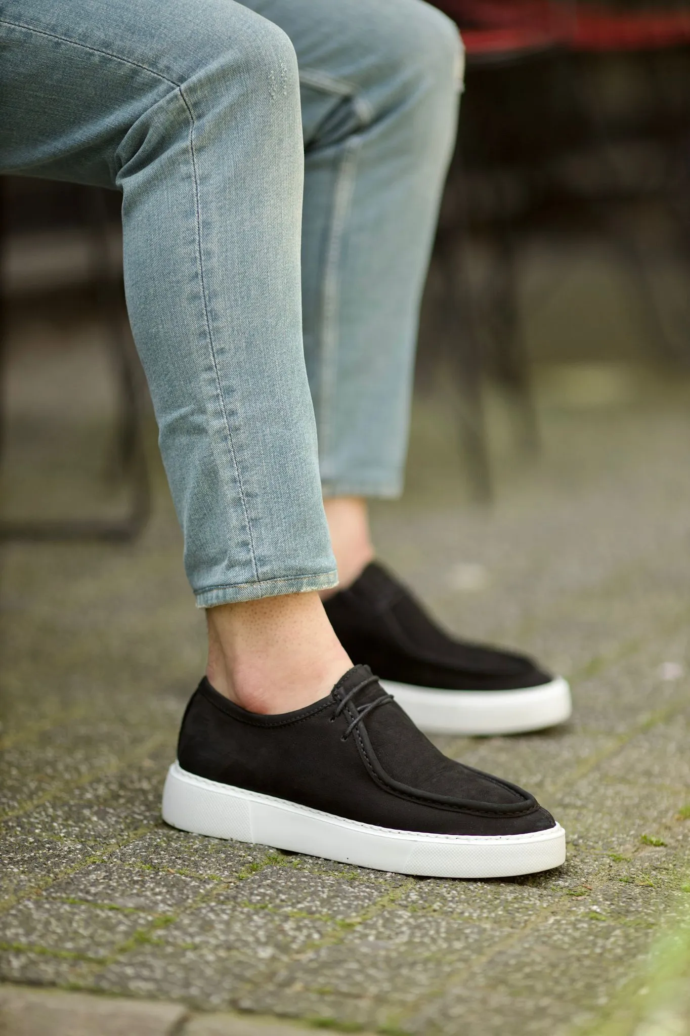Bojoni Vince Eva Sole Lace  Detail Casual Black  Sneakers