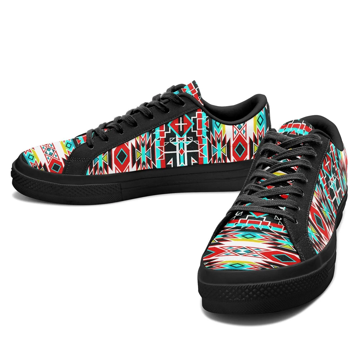 Force of Nature Windstorm Aapisi Low Top Canvas Shoes Black Sole