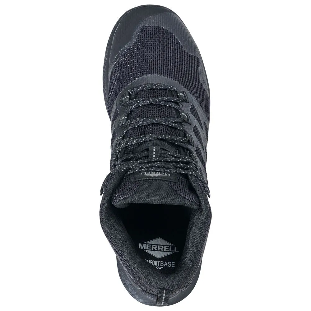 Merrell Nova 3 Mid TacticalWaterproofDuty Boots for Men - Black/Charcoal - 11.5M