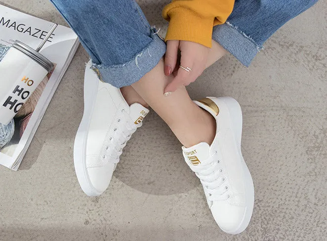 SH237 - Casual Embroidered Leaves Shoes
