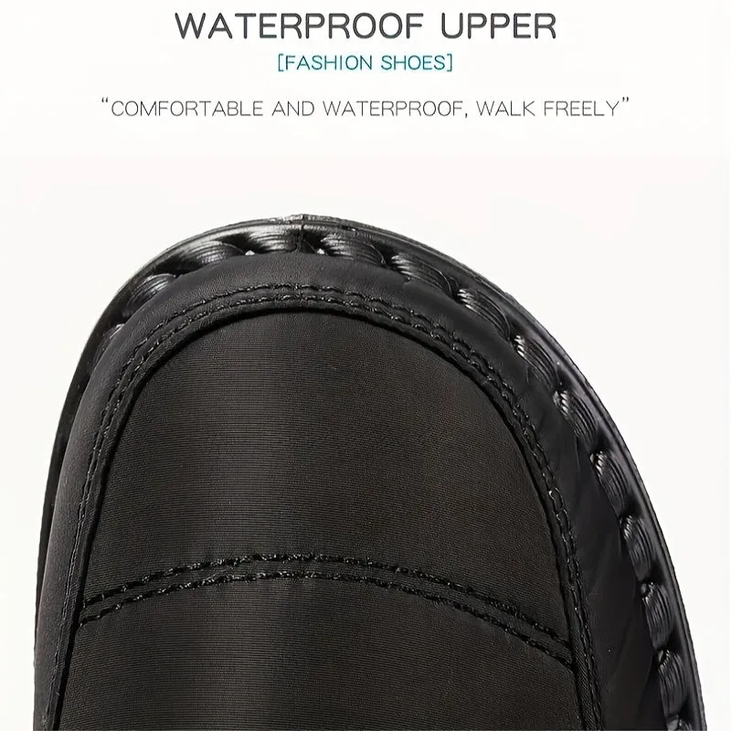 Stylish  Cozy Womens Platform Casual Plush Lined Short Boots  Perfect for Winter